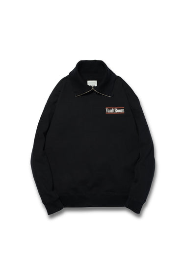 VR RACING HALF ZIP SWEAT / BLACK - vaultroom 公式オンラインストア