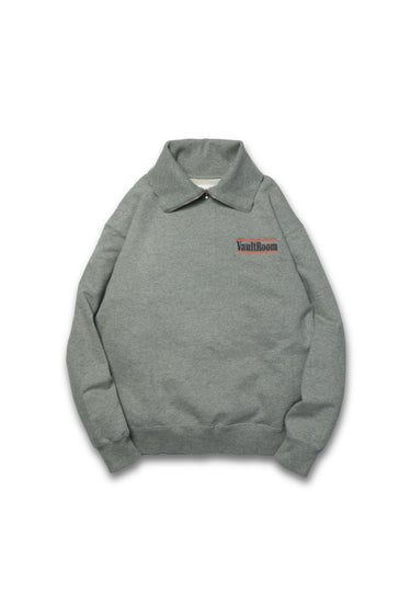VR RACING HALF ZIP SWEAT / GRAY - vaultroom 公式オンラインストア