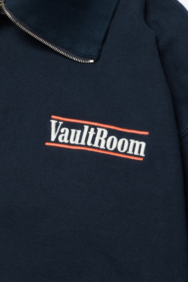 VR RACING HALF ZIP SWEAT / NAVY - vaultroom 公式オンラインストア