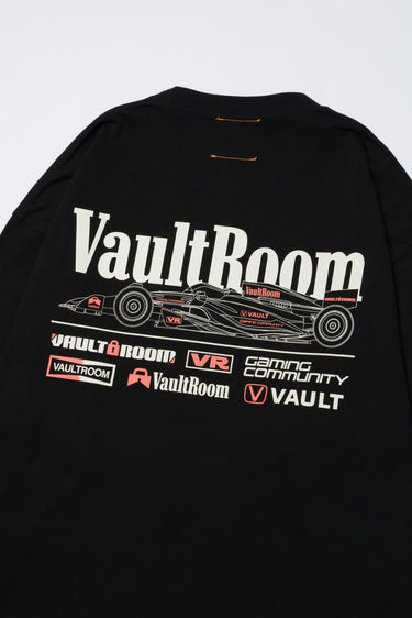 VR RACING L/S TEE / BLK - vaultroom 公式オンラインストア