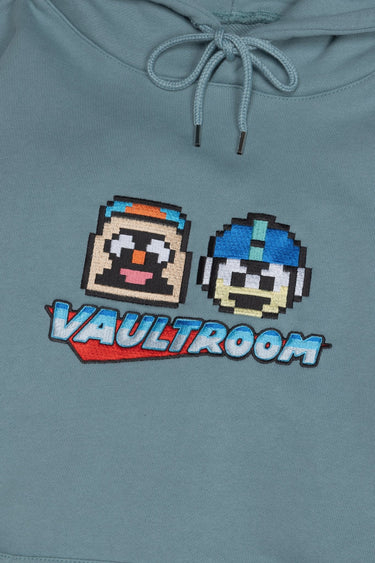 VR × ROCKMAN HOODIE / DUSTY BLUE - vaultroom 公式オンラインストア