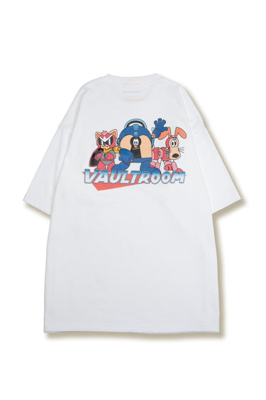 VR × ROCKMAN TEE / WHITE - vaultroom 公式オンラインストア