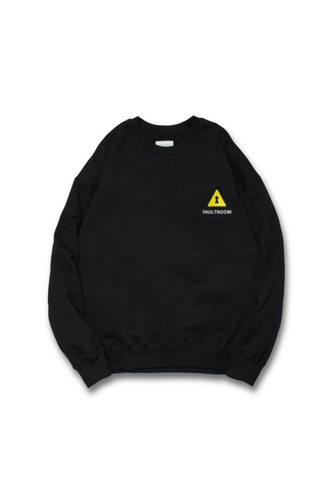 WARNING CREWNECK / BLACK - vaultroom 公式オンラインストア