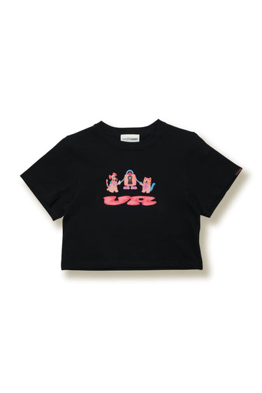 【Women's】BESTY CROPPED TEE / BLK - vaultroom 公式オンラインストア