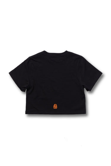 【Women's】SIGNATURE MINI CROPPED TEE / BLK - vaultroom 公式オンラインストア