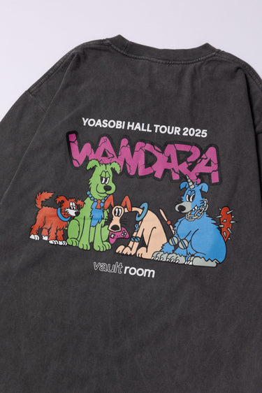 YOASOBI × vaultroom TEE "WANDARA" / CHARCOAL - vaultroom 公式オンラインストア