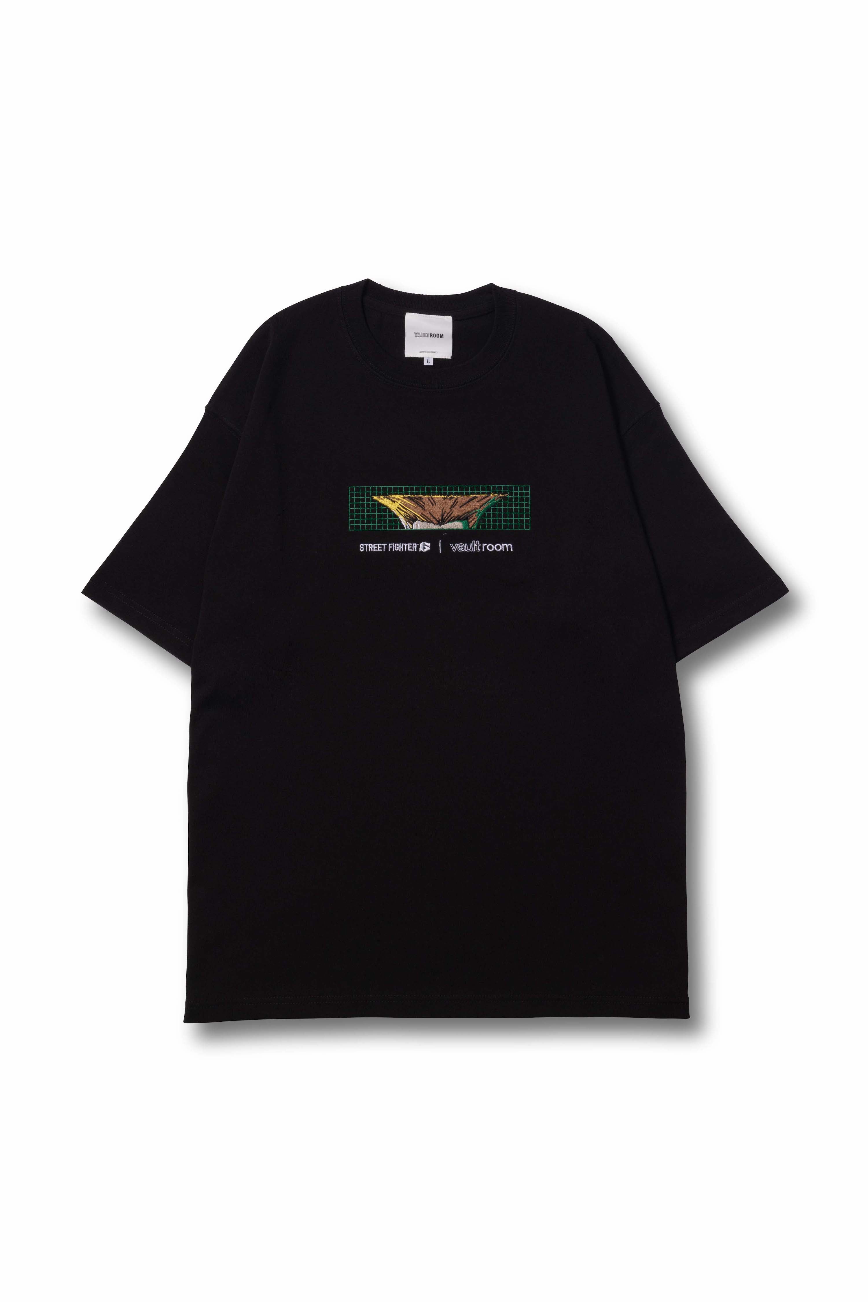 vaultroom STREET FIGHTER GUILE TEE BLK-eastgate.mk