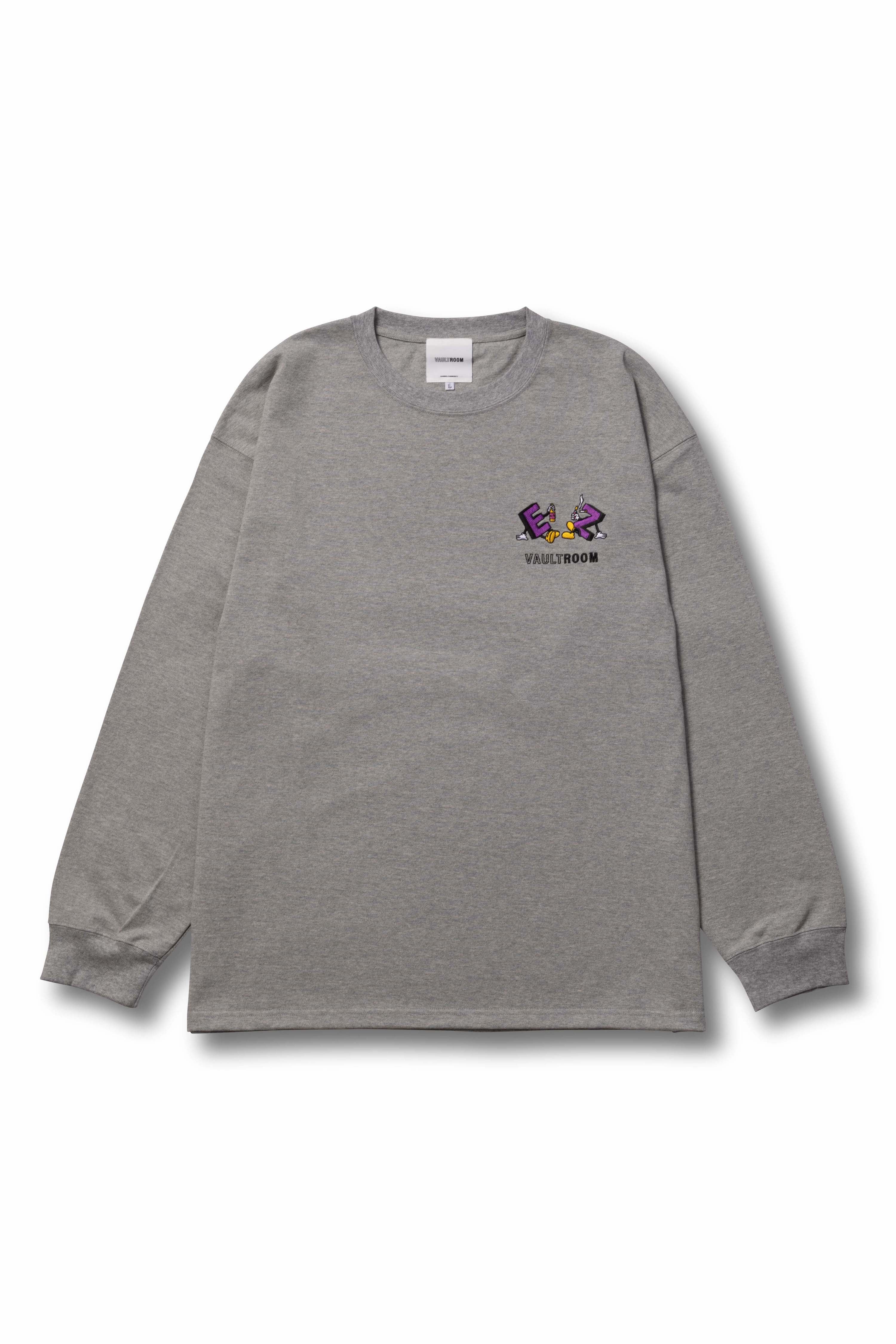 定価】vaultroom EZ BIG L/S TEE / GRY山崎賢人 - Tシャツ/カットソー