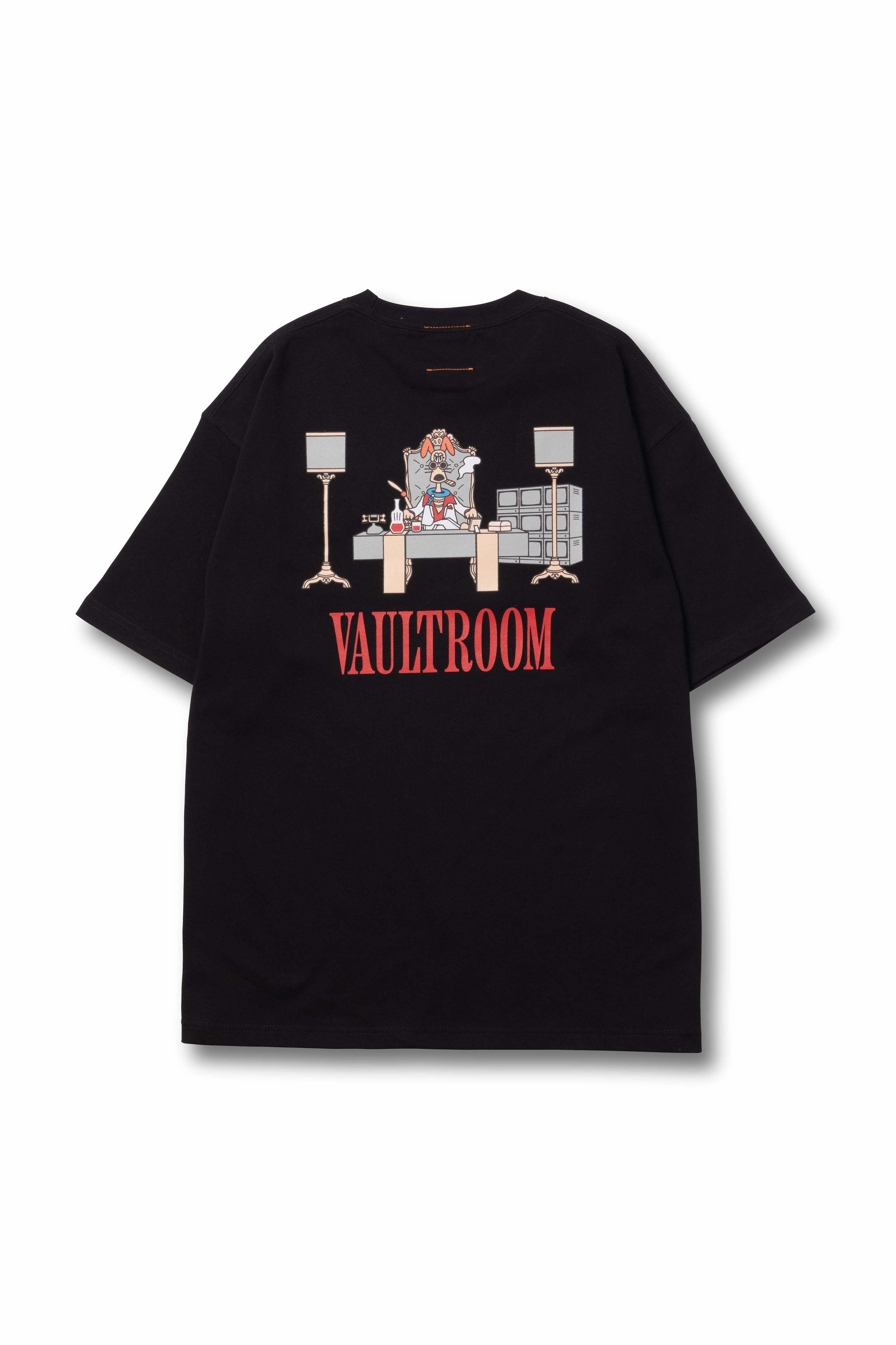 VRvaultroom HIDEOUT OFFICE TEE - Tシャツ/カットソー(半袖/袖なし)