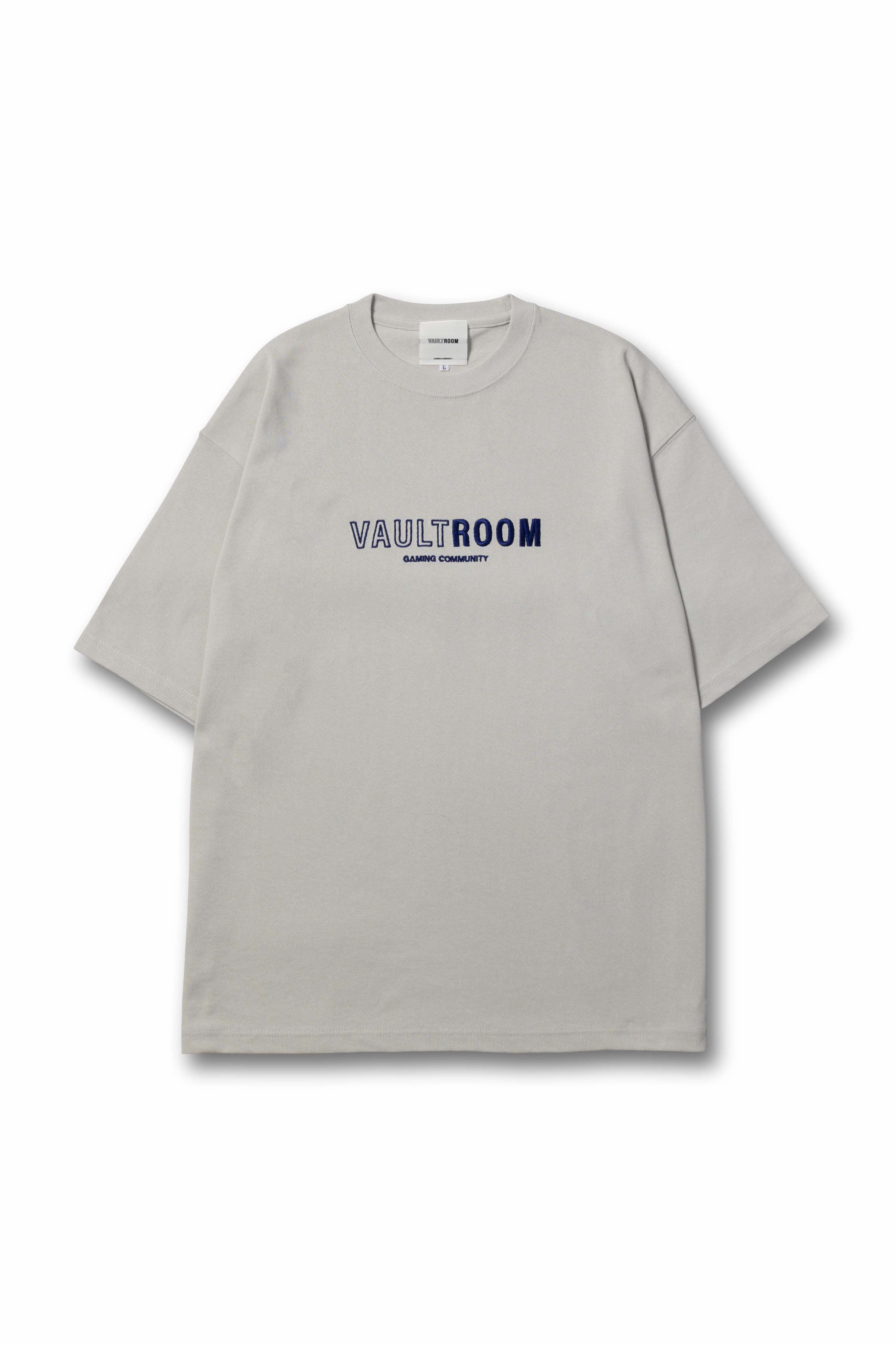 vaultroom logo tee white L-