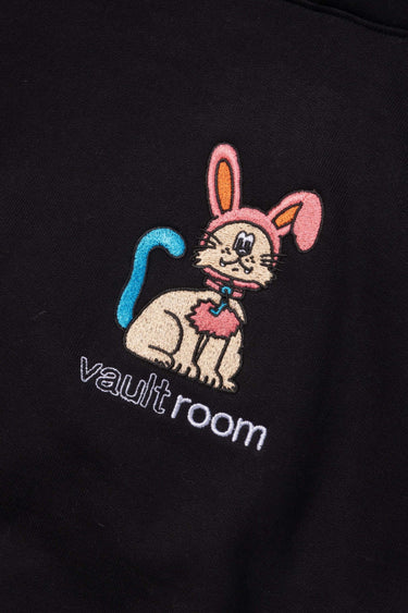 KEY CAT RABBIT COS CROPPED HOODIE / BLK - vaultroom 公式オンラインストア