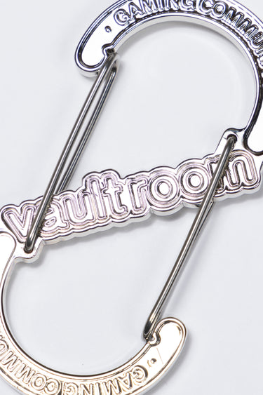 VAULTROOM LOGO CARABINER / SILVER