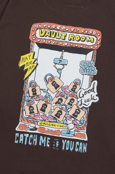 CLAW MACHINE TEE / BROWN