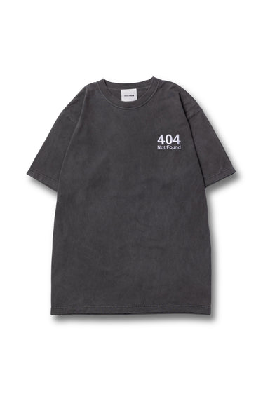 404 NOT FOUND TEE / CHARCOAL - vaultroom 公式オンラインストア