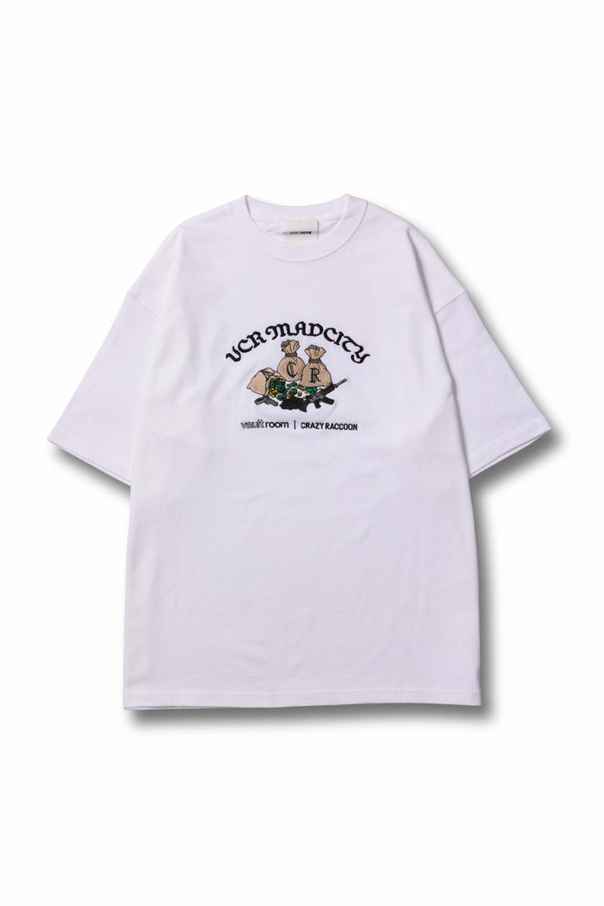 vaultroom BANK ROBBERY TEE / WHT - Tシャツ/カットソー(半袖/袖なし)