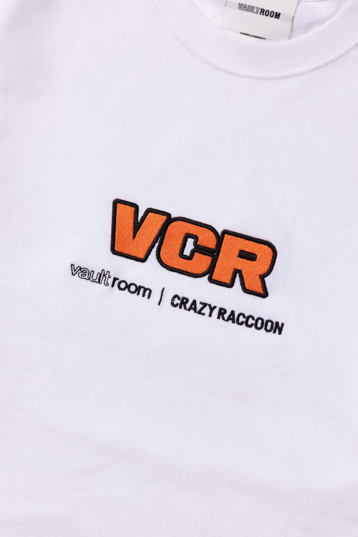 VCR TEE / WHT – VAULTROOM