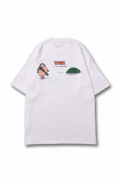 VCR TEE / WHT