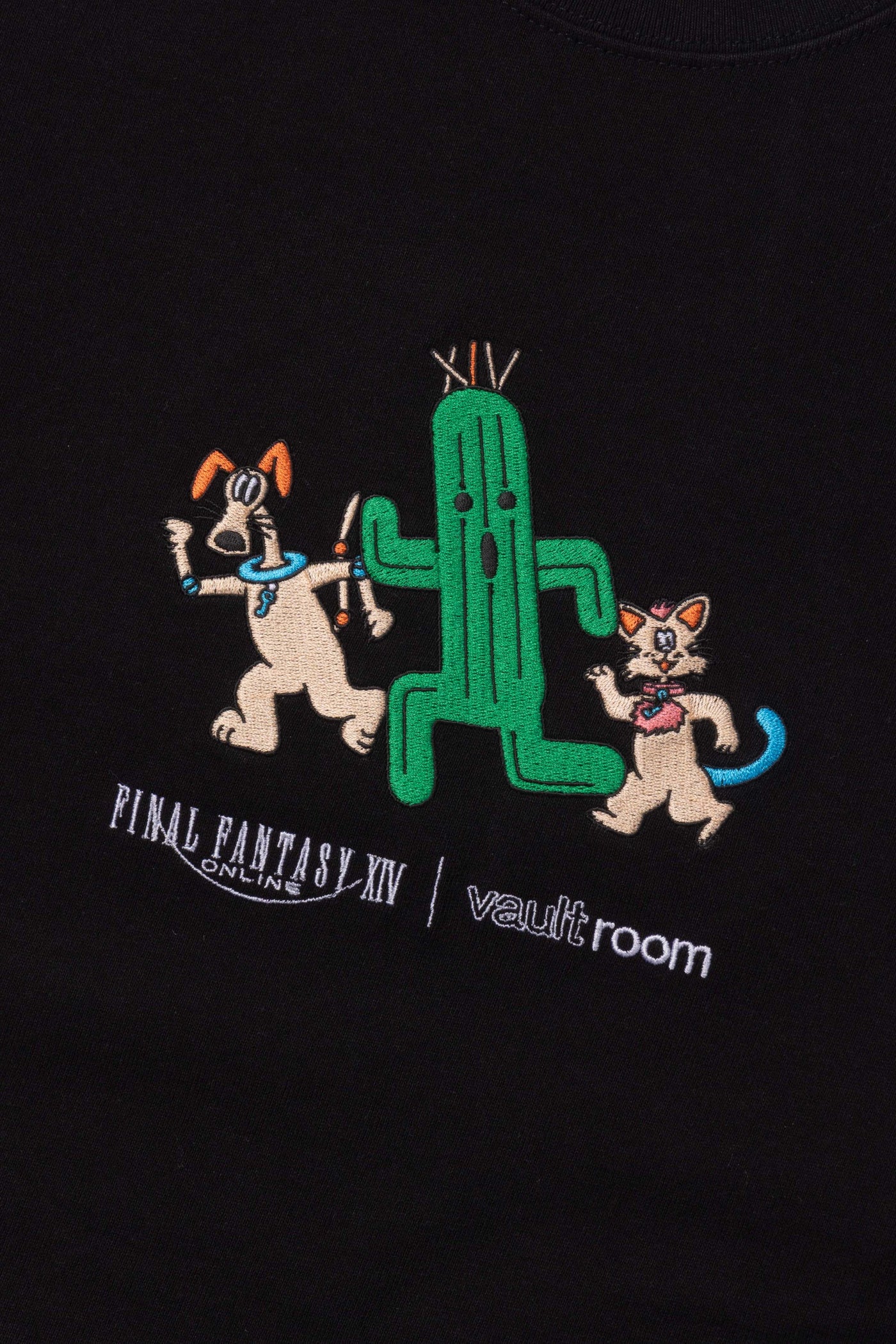 vaultroom × FFXIV SABOTENDER TEE BLK XL-