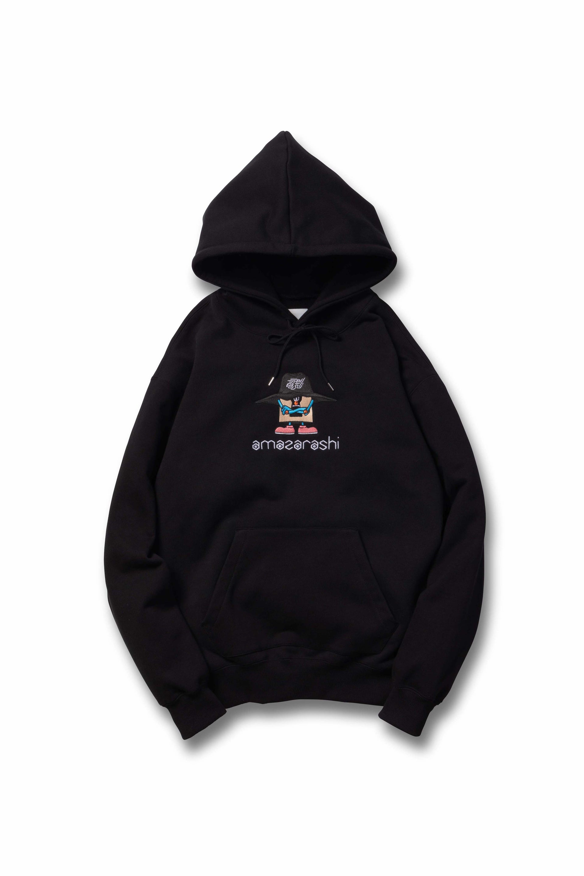VR × AMAZARASHI × DENEI LAB. HOODIE / BLK – VAULTROOM