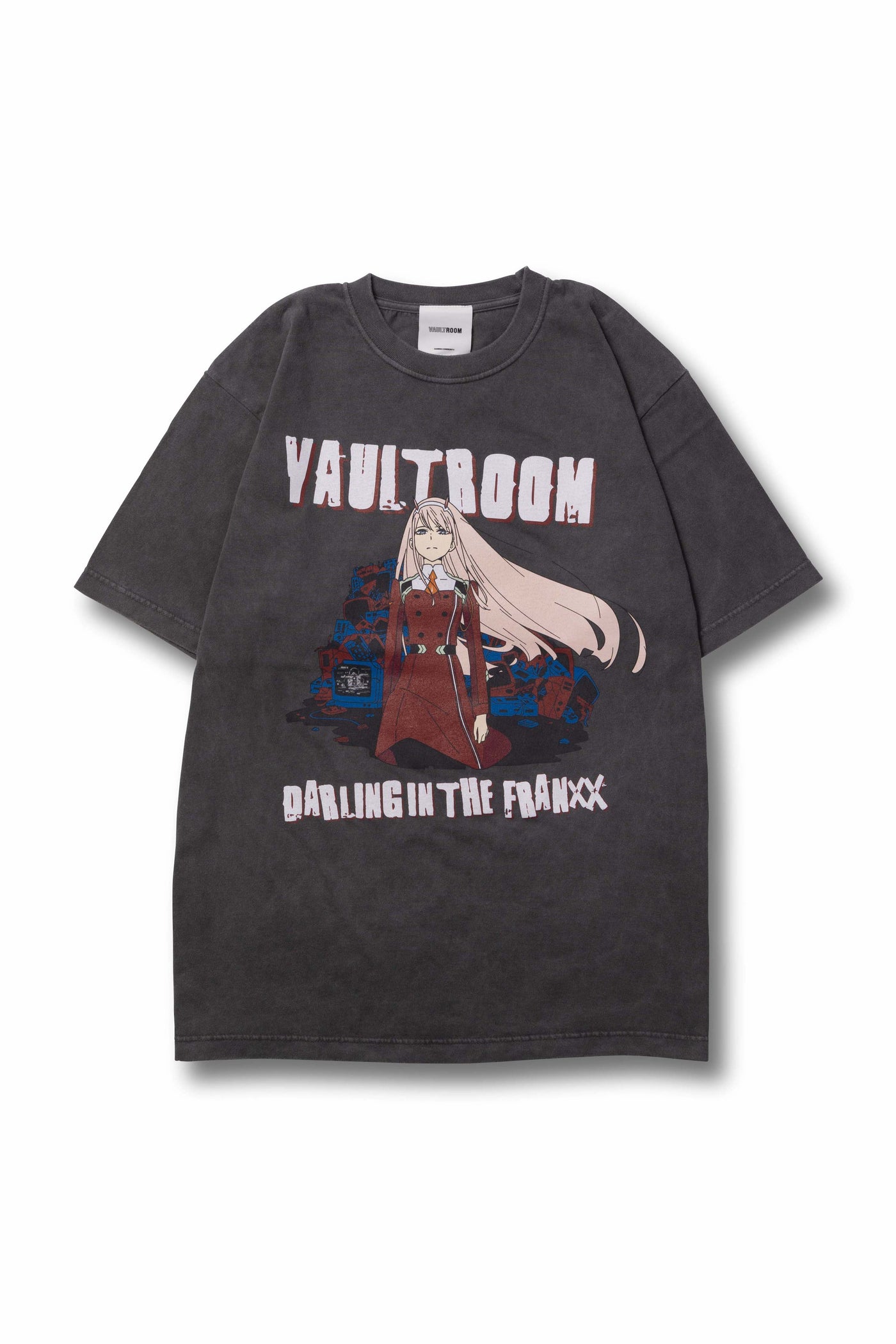 vaultroom × 002 TEE CHARCOALvault