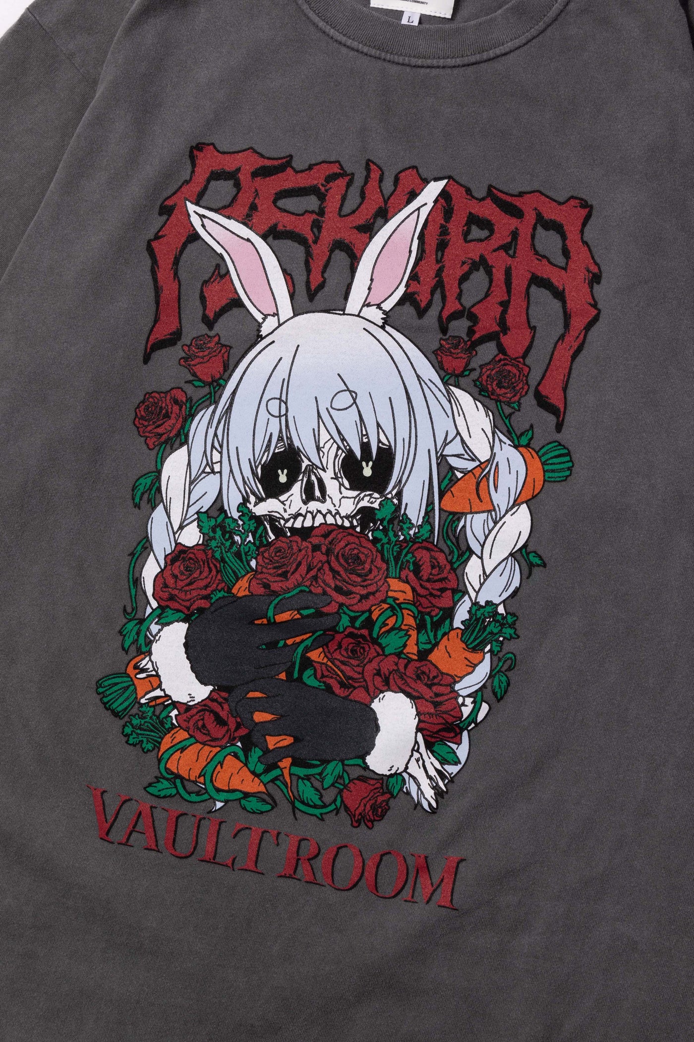 VAULTROOM SKULL PEKORA TEEボルトルーム - Tシャツ/カットソー(半袖