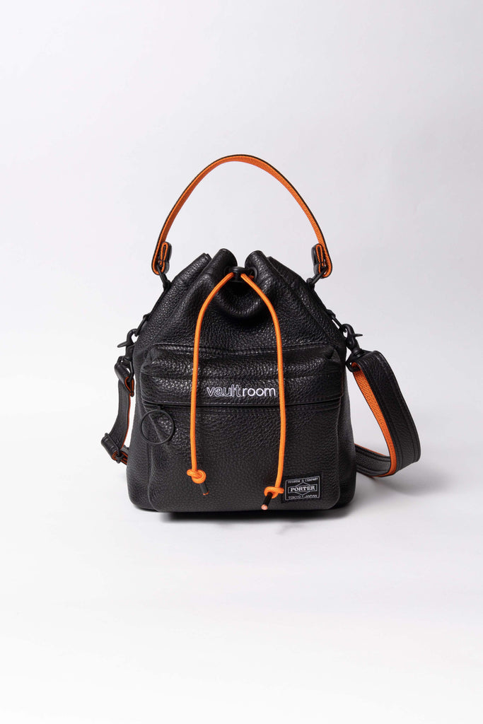 vaultroom × PORTER LEATHER GAMING BAG / BLK