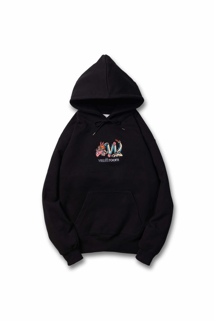 KEY DRAGON HOODIE / BLK