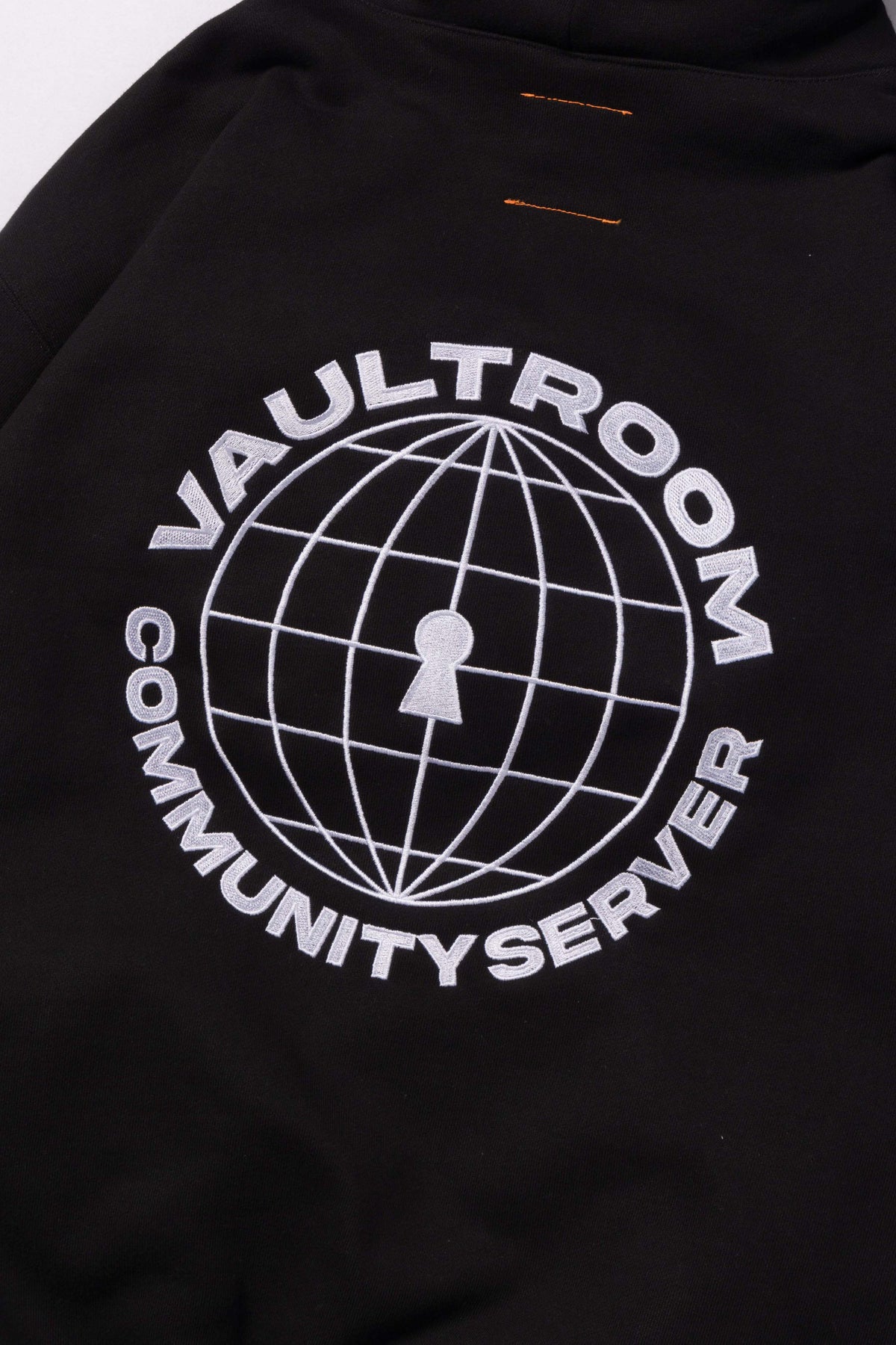 VCS HOODIE / BLK ボルトルーム　vaultroomvault