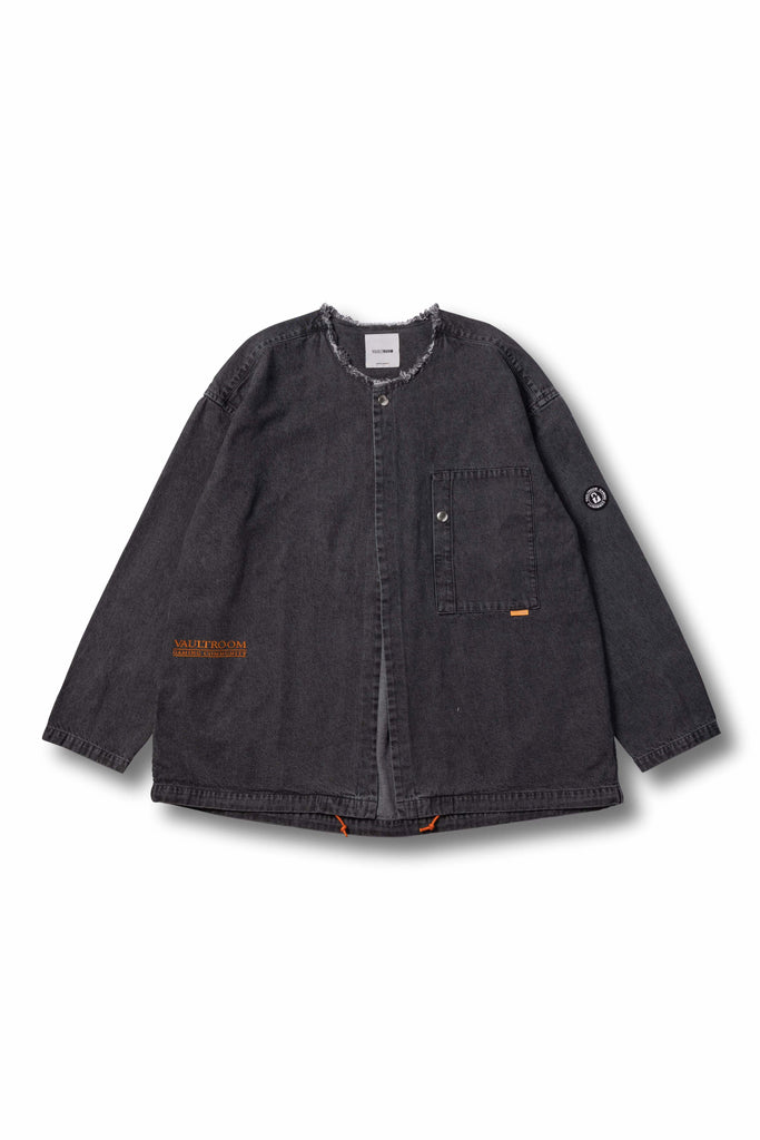 VAULTROOM DENIM OVERSHIRT / BLK