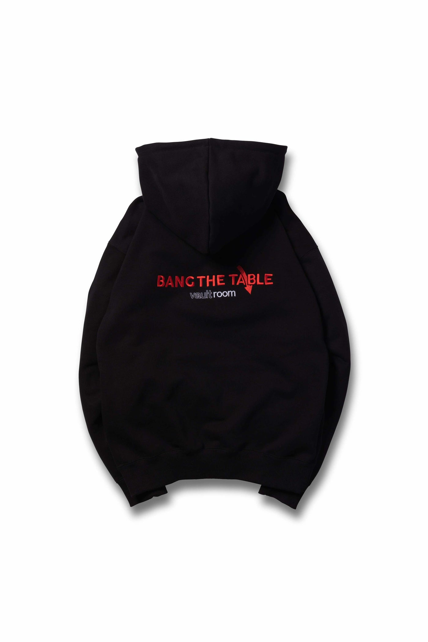 sizeLvaultroom BANG THE TABLE HOODIE / BLK