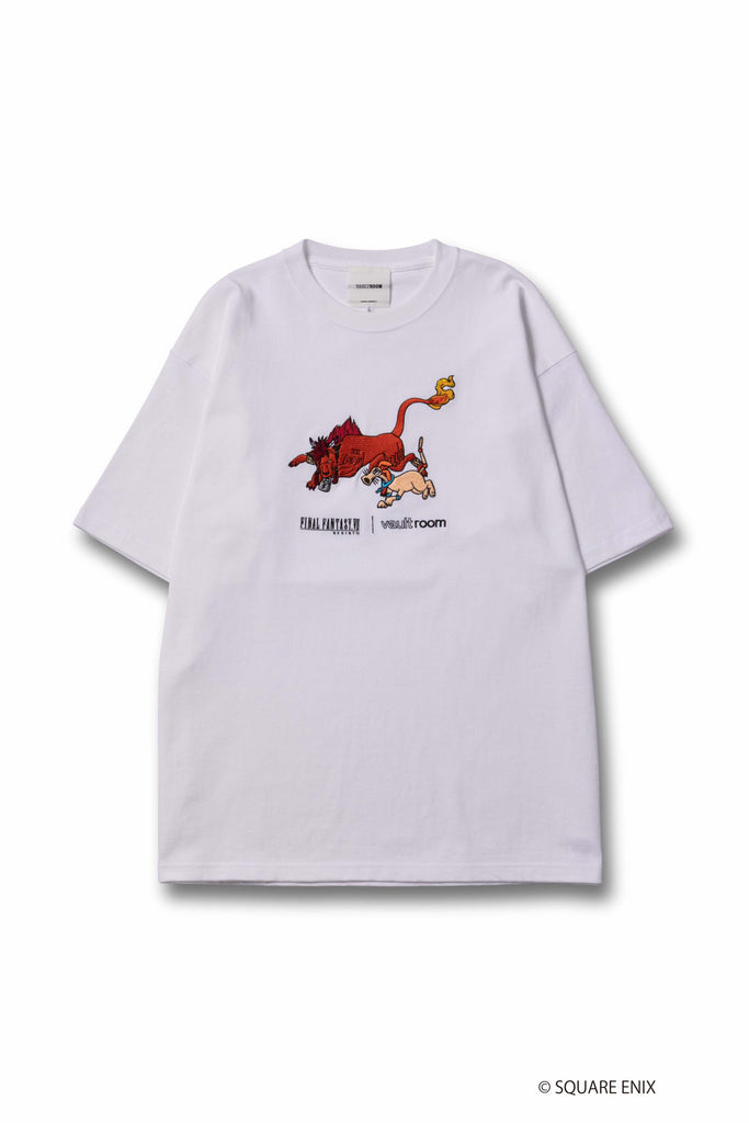 VR × RED XIII TEE 〈FFVII REBIRTH × vaultroom〉 / WHT