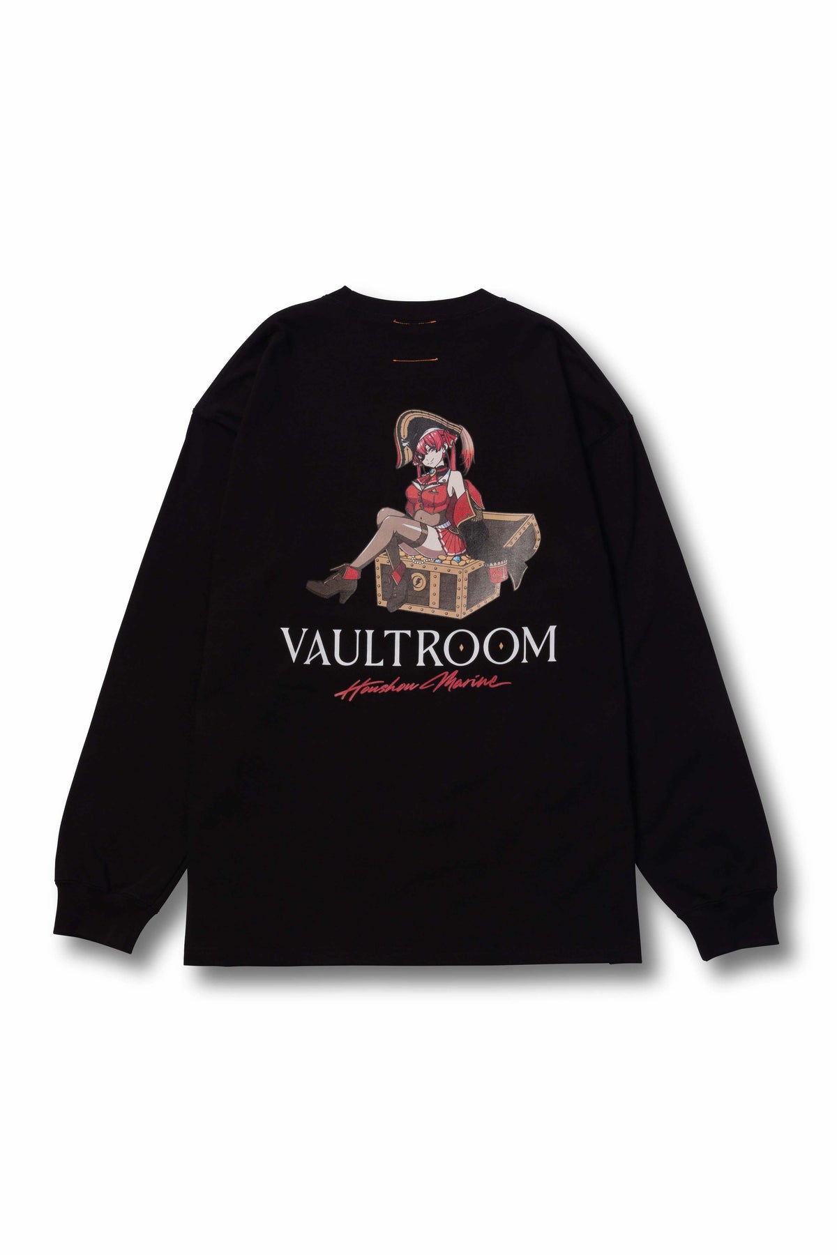 VR × MARINE L/S TEE / BLK