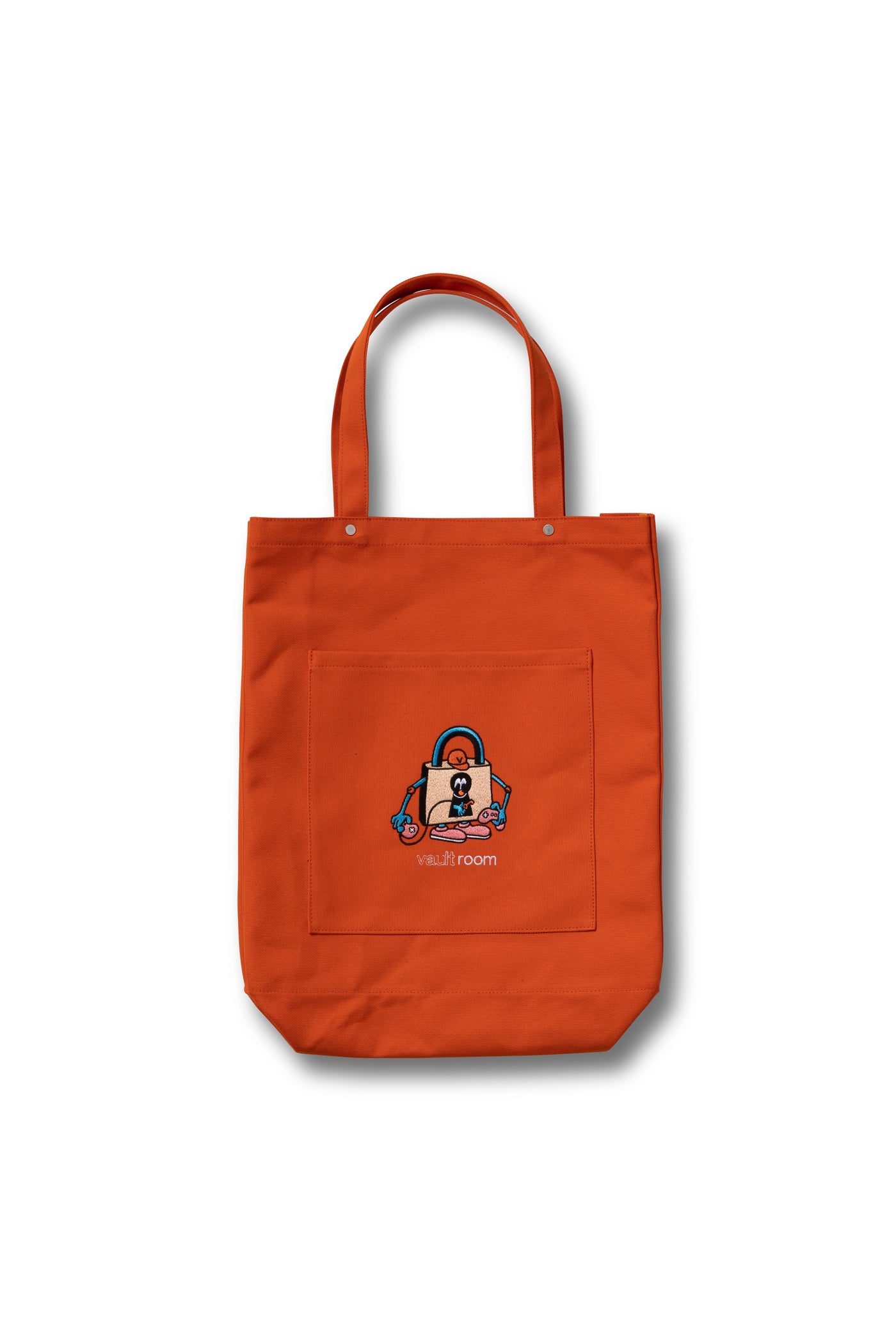 バッグ vaultroom LOGO CANVAS TOTE BAG / ORANGE vaultroom LOGO CANVAS TOTE BAG ORANGE LOGO CANVAS TOTE BAG / ORANGE
