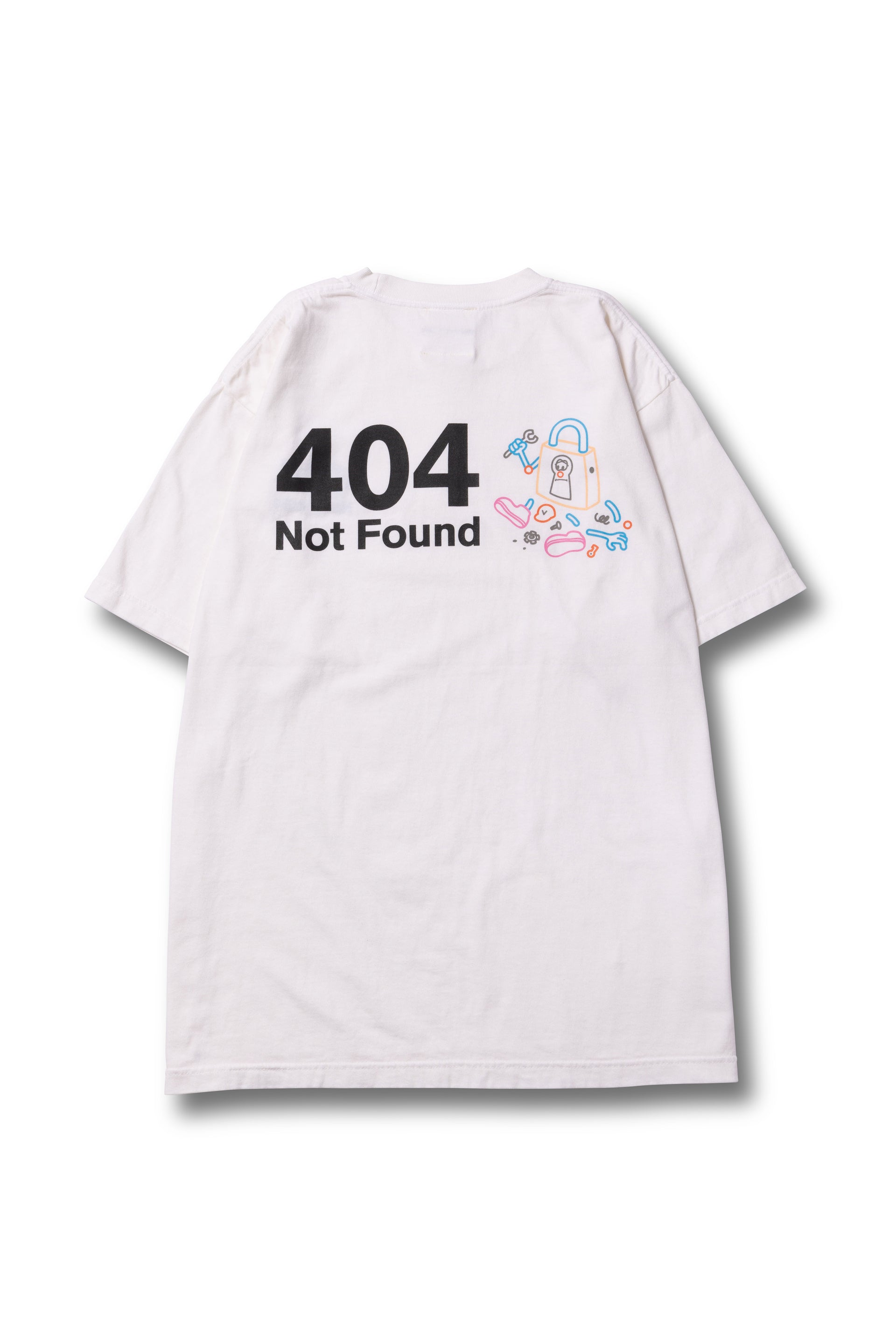 404 NOT FOUND TEE / OFF WHITE – VAULTROOM 