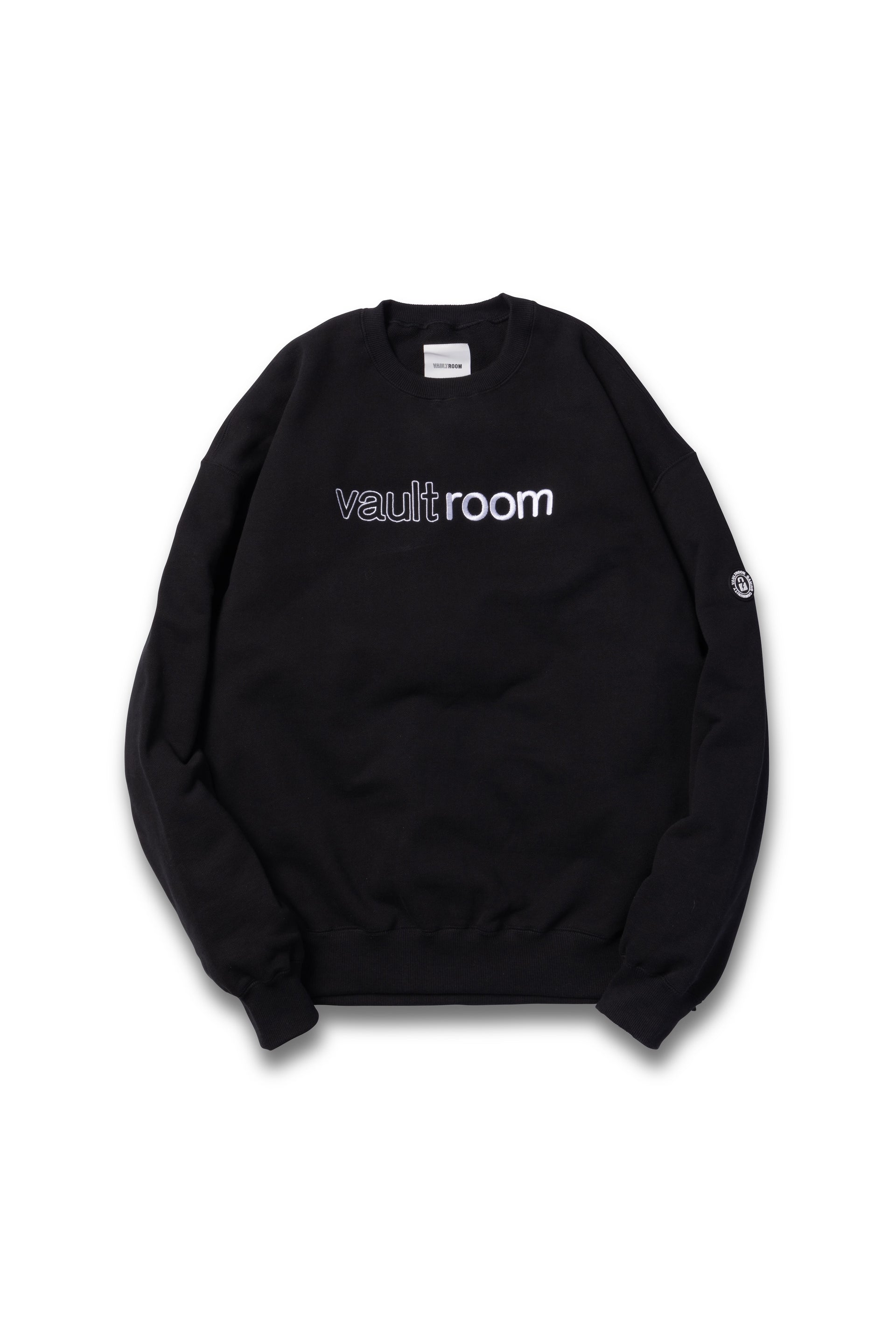VAULTROOM LOGO CREWNECK / BLACK 