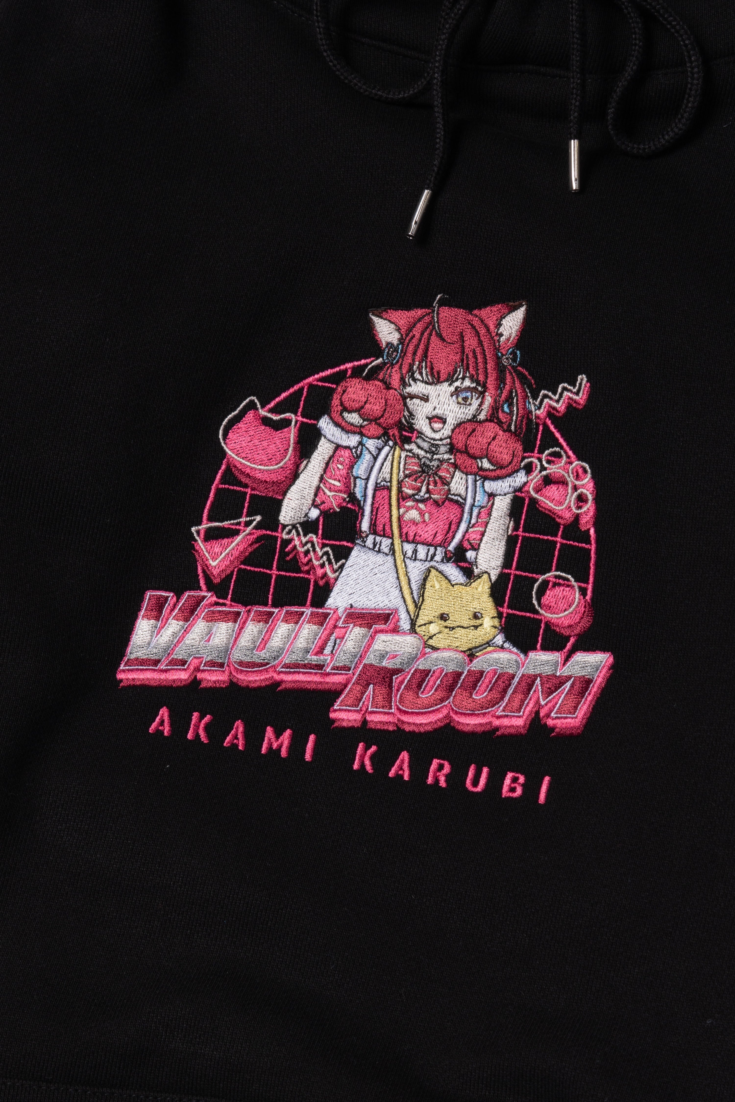 新しいブランド HOODIE KARUBI AKAMI / VAULTROOM – BLACK トップス