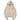 LAPKARU CARTOON ZIP HOODIE / LIGHT BEIGE