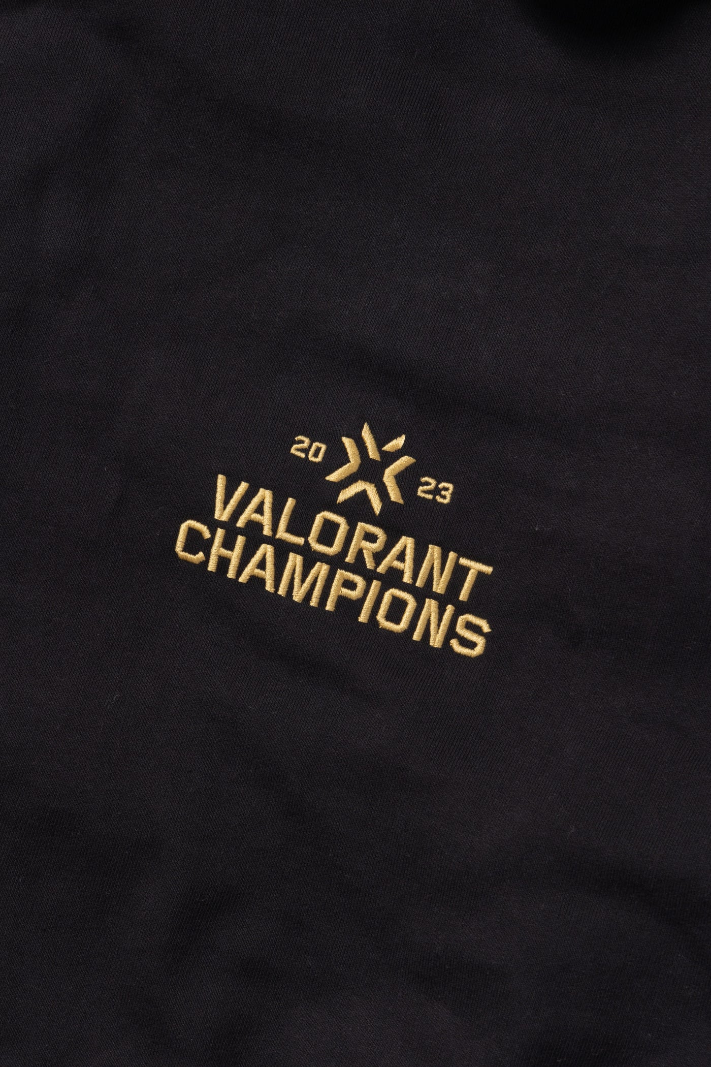 VR × VALORANT CHAMPIONS HOODIE / BLK