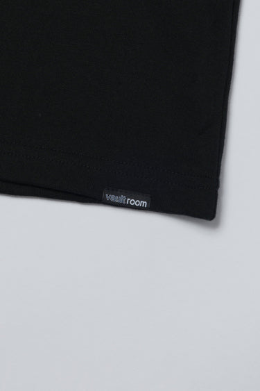 70's LOGO TRIM TEE / BLK×WHT - vaultroom 公式オンラインストア