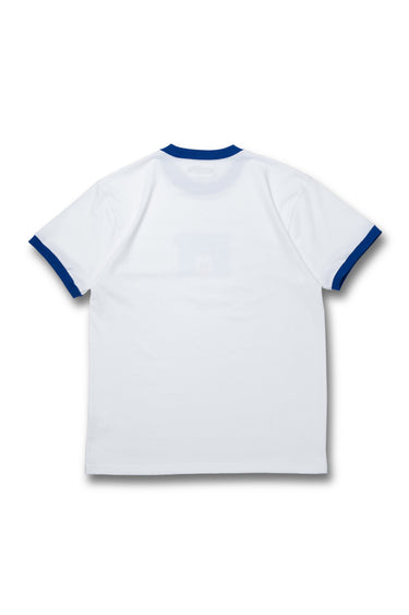 70's LOGO TRIM TEE / WHT×BLU - vaultroom 公式オンラインストア