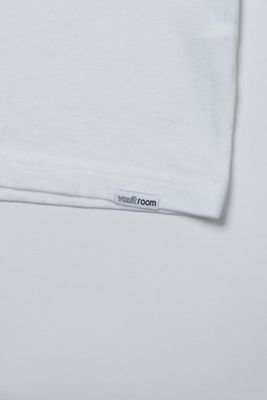 70's LOGO TRIM TEE / WHT×NVY - vaultroom 公式オンラインストア