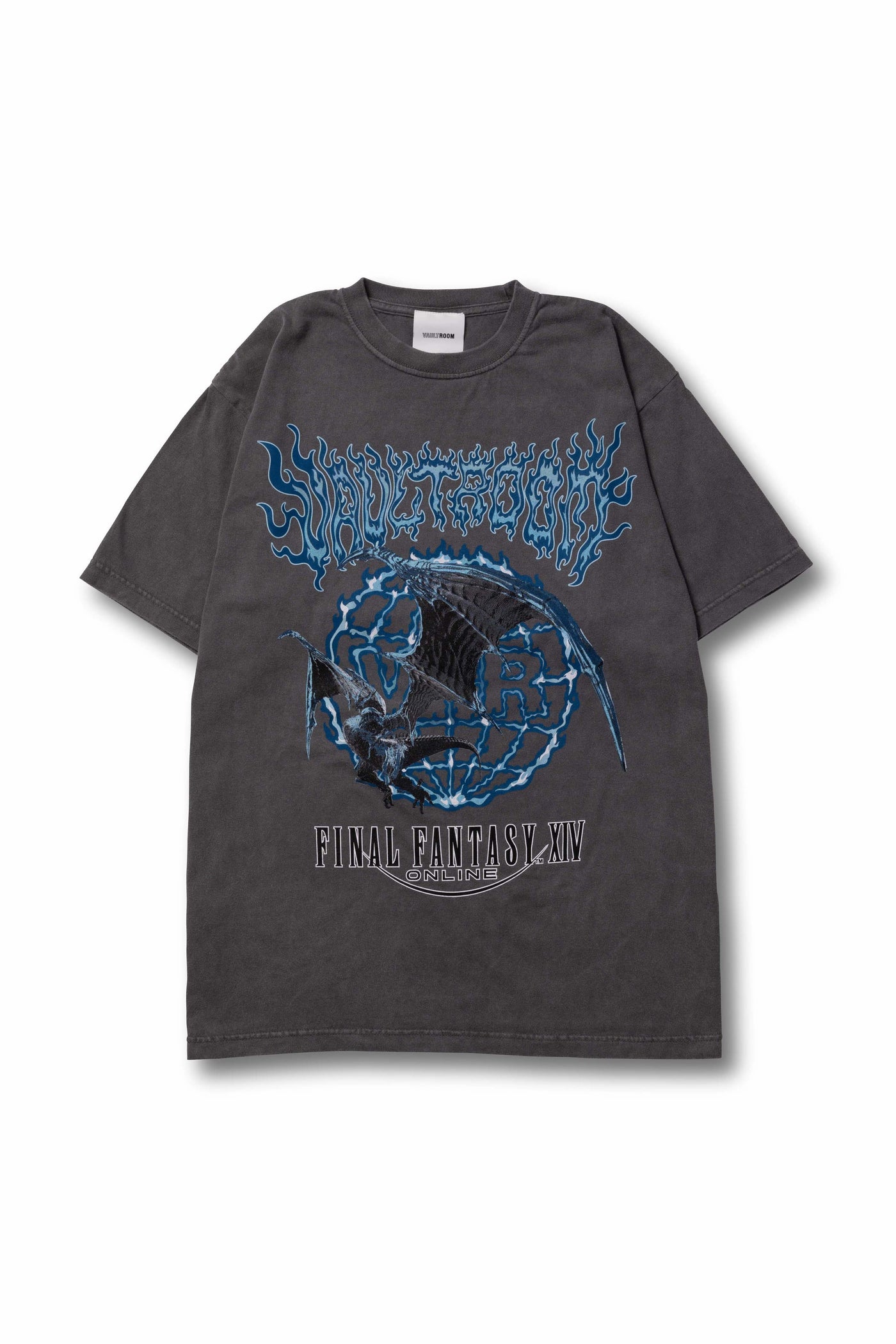 新品 vaultroom×FF14 BAHAMUT TEE チャコール 伊勢丹-