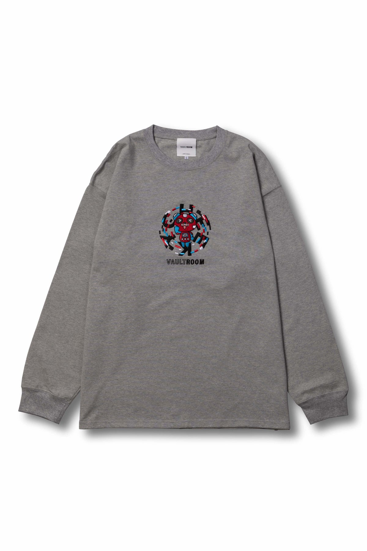 VR × CHEEKY BIG L/S TEE / GRY – VAULTROOM