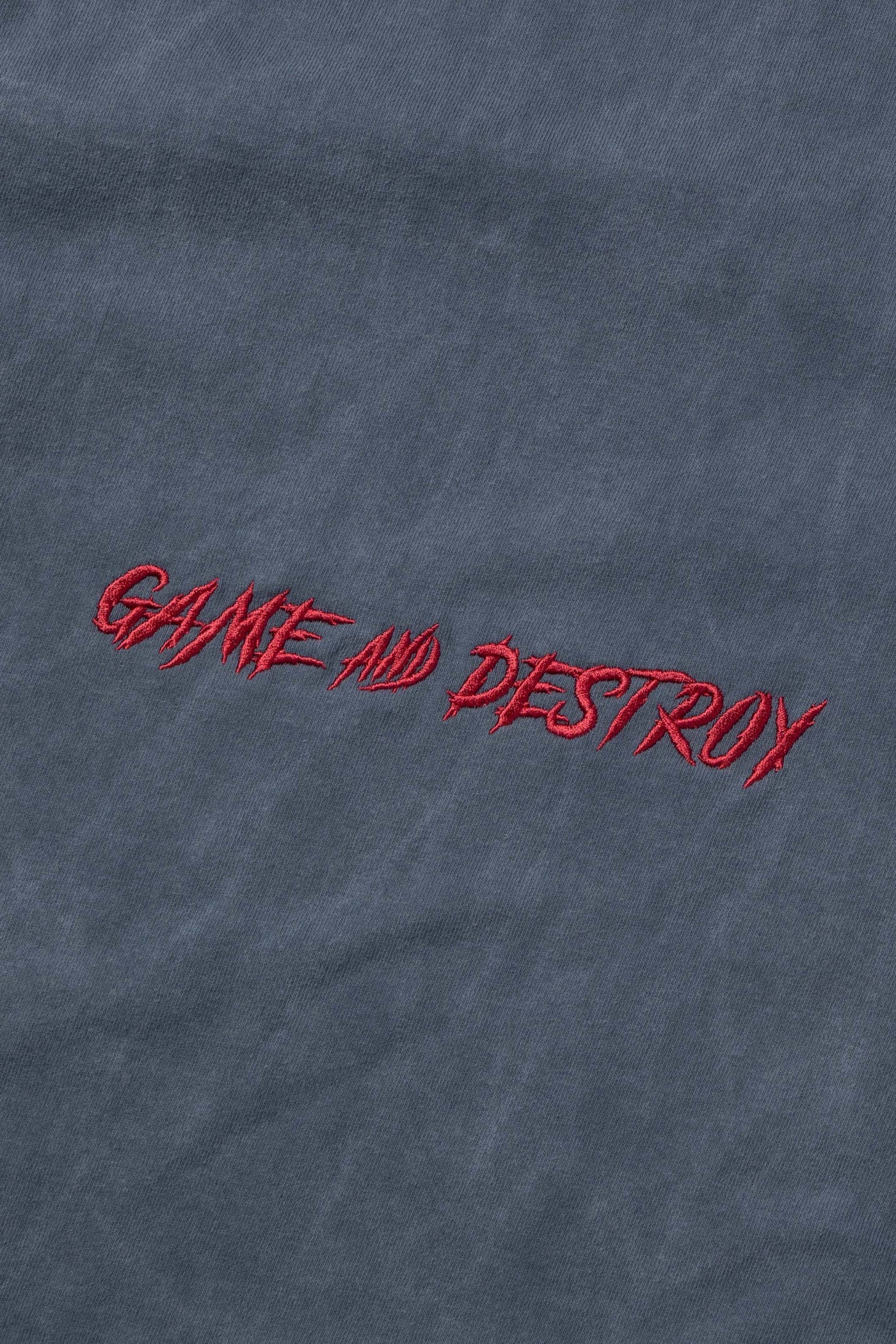 GAME AND DESTROY TEE / BLUE GRAY