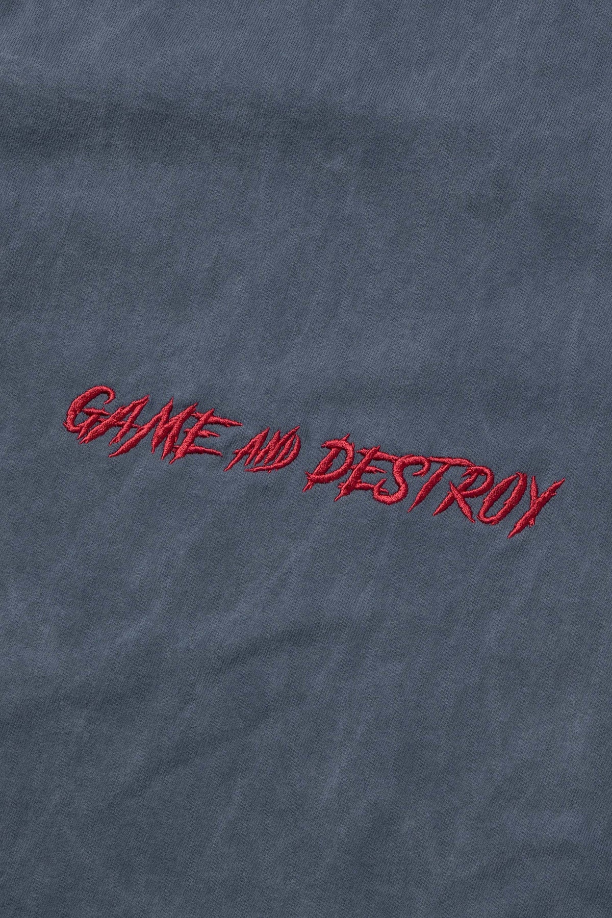 GAME AND DESTROY TEE / BLUE GRAY
