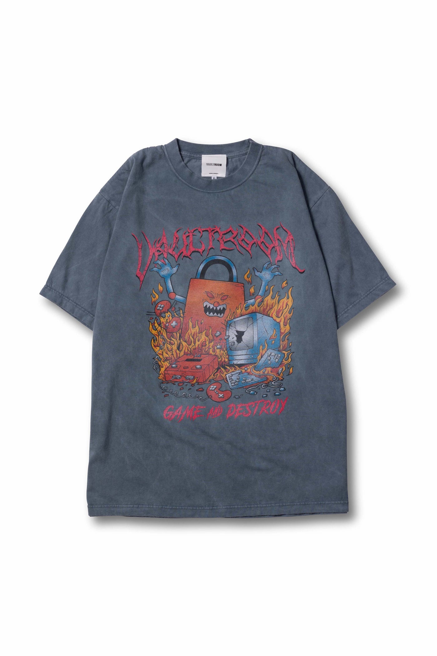 GAME AND DESTROY TEE / BLUE GRAY