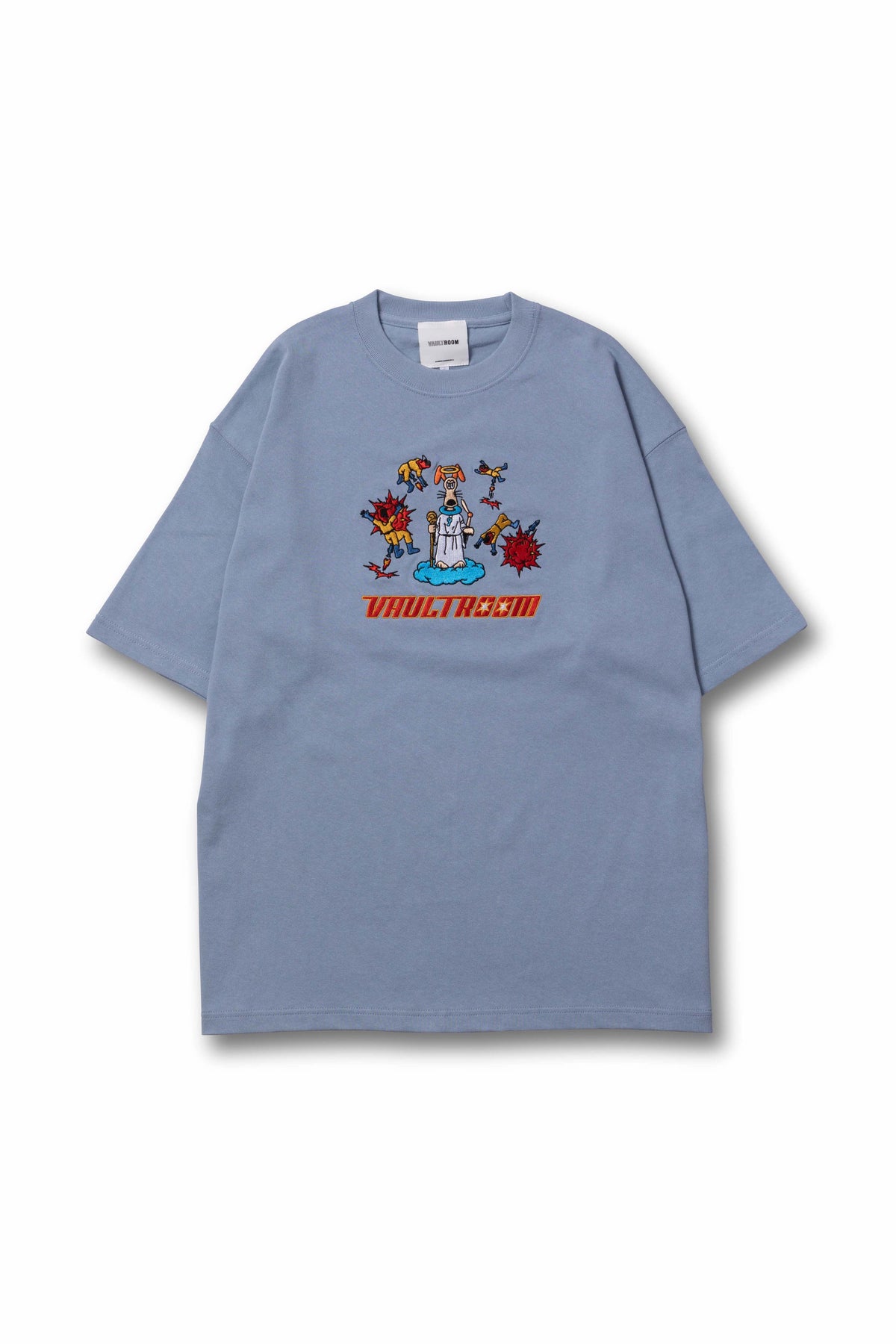 VCR RUST】KEYDOG GOD TEE / BLU XL - Tシャツ/カットソー(半袖/袖なし)