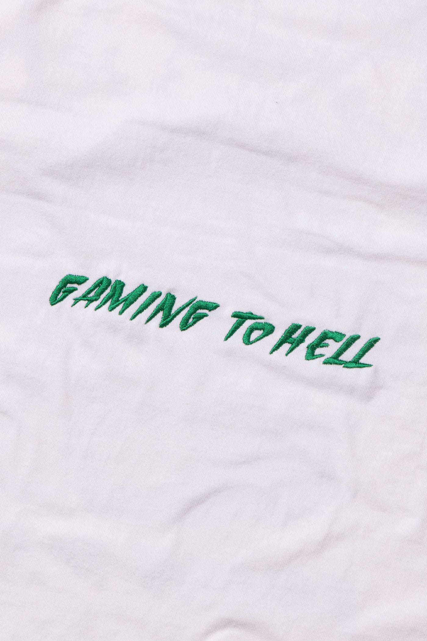 GAMING TO HELL TEE / OFF WHITE