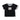 【Women's】70's LOGO TRIM TEE / BLK×WHT