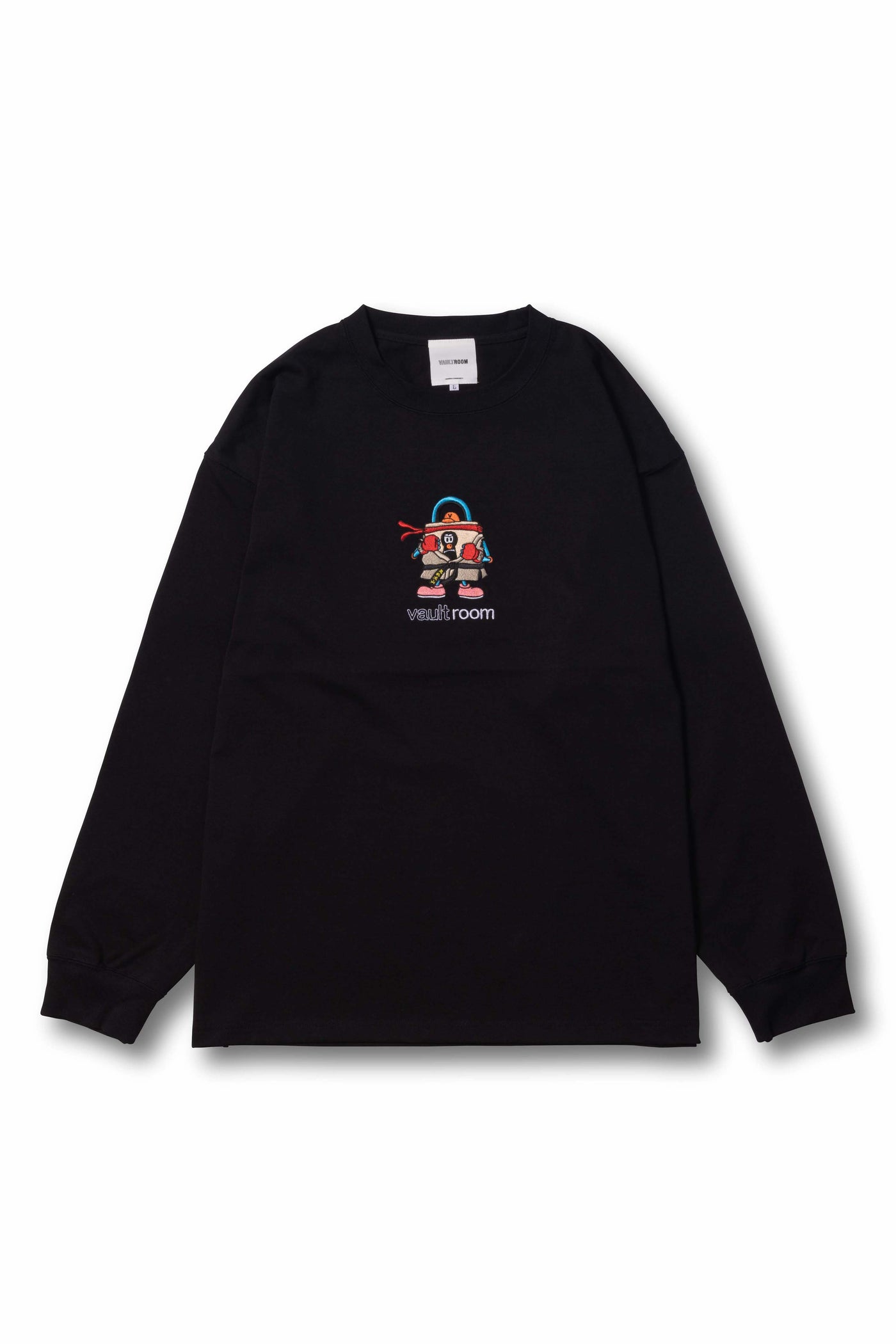 Vaultroom RYU COS BIG L/S TEE / BLK - Tシャツ/カットソー(七分/長袖)